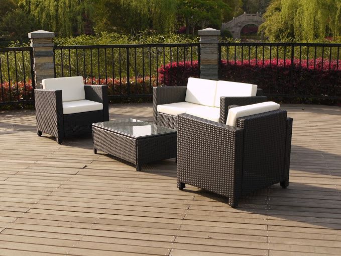 meuble en resine tresse