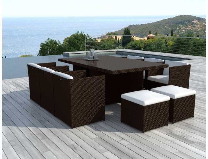 meuble en resine tresse