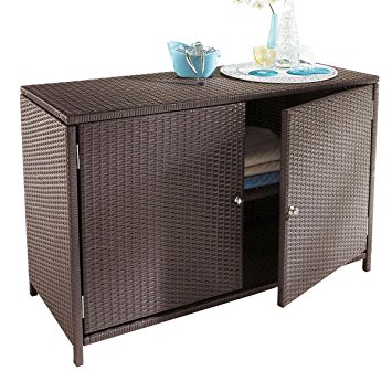 meuble resine tressee exterieur