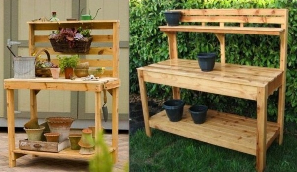 meubles de jardin en palettes - Agencement de jardin aux meilleurs prix