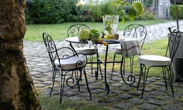 meubles de jardin fer forge ancien