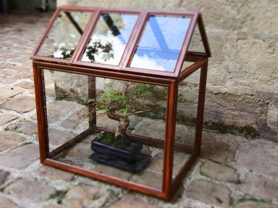 Mini Serre Pop-up 2 Pièces - Serre Pliante Jardin, Résistante Pluie, Protection Plantes - 80x71 Cm