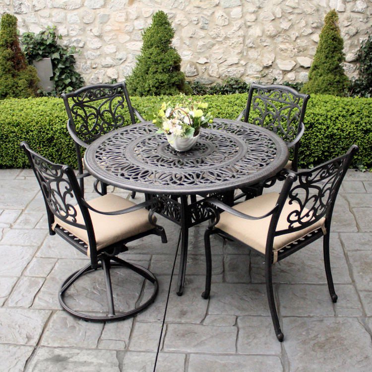 mobilier de jardin en fer forge