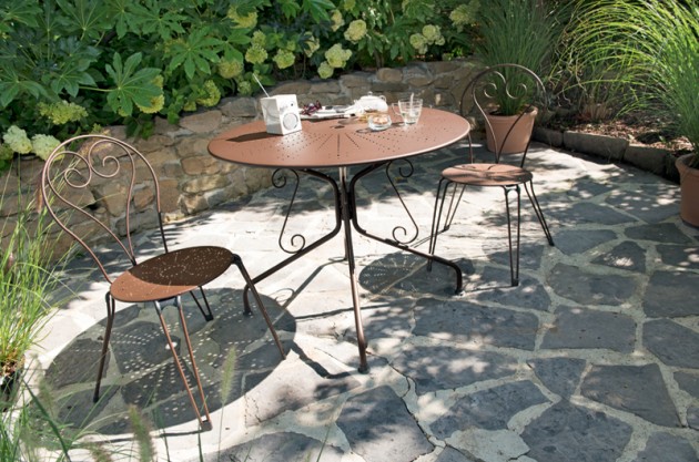 mobilier de jardin en fer forge