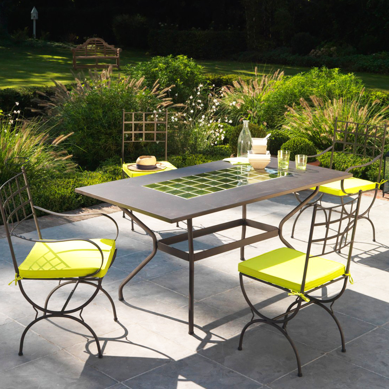 mobilier de jardin en fer forge