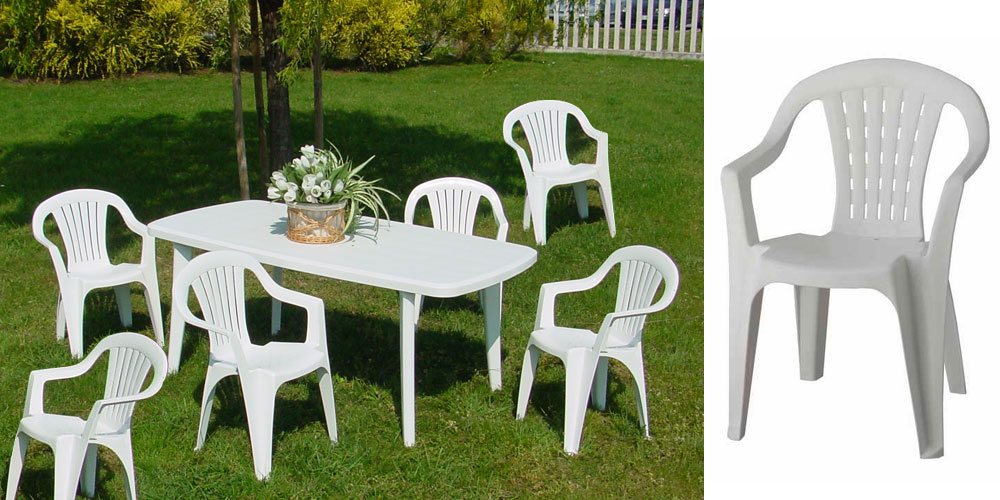 mobilier de jardin pas cher plastique