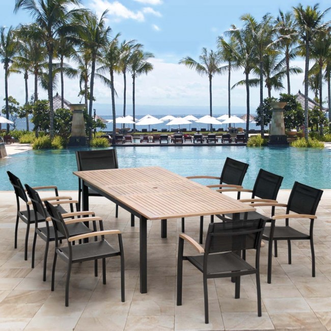 mobilier jardin alu
