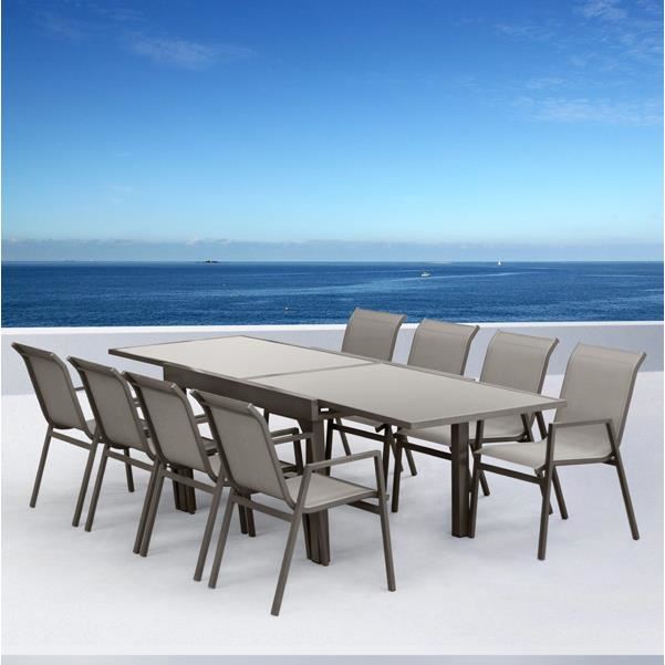 mobilier jardin alu
