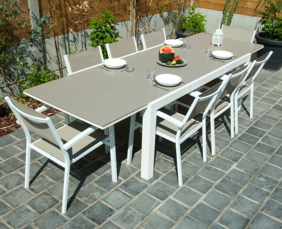mobilier jardin alu