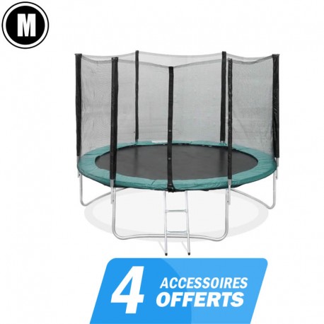 montage filet trampoline