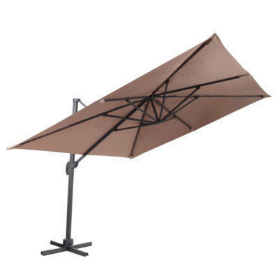parasol rectangulaire bois 3x2