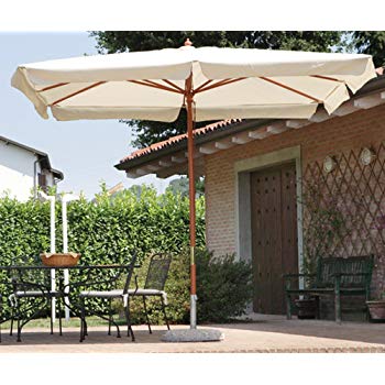 parasol rectangulaire bois 3x2