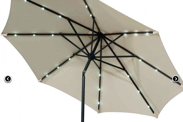 parasol solaire led