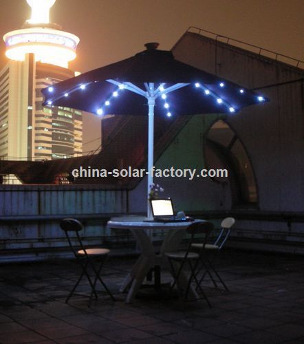 parasol solaire led