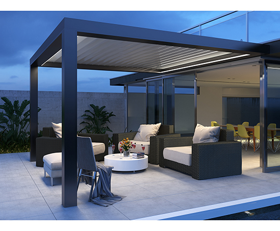 pergola aluminium soldes