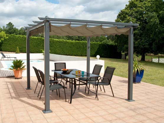 pergola avec toit retractable
