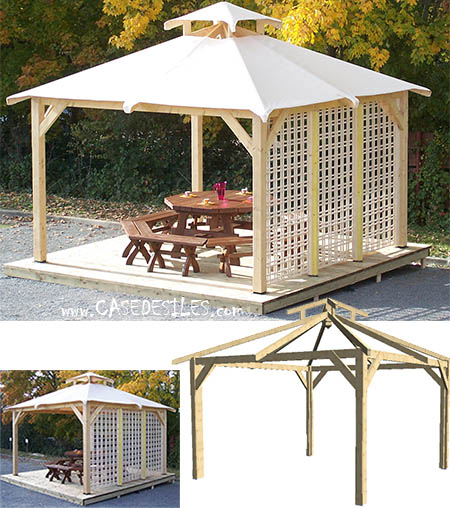 pergola carree
