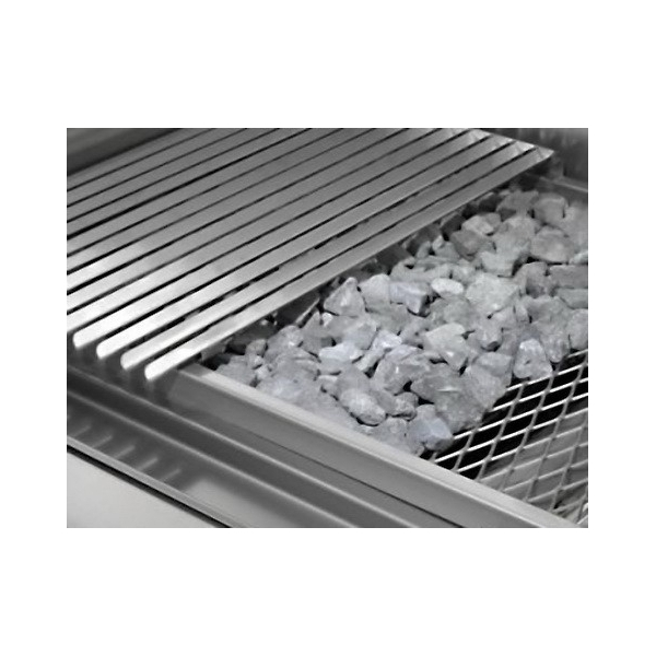 Pierres De Lave Pour Barbecue à Gaz - Lot 3 Kg - Taille 30-50 Mm - Gris - Répartition Chaleur, Absorption Graisses - 10