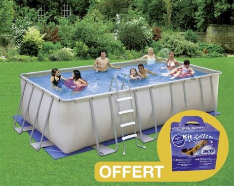 piscine autoportee tubulaire promo