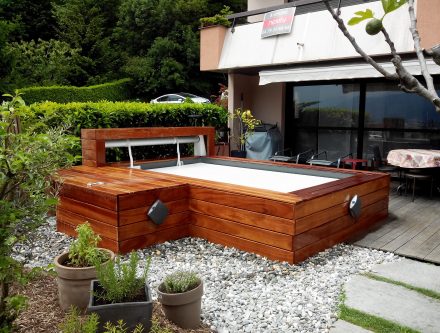 piscine en bois solde