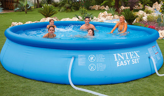 piscine gonflable ovale