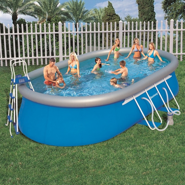piscine gonflable ovale