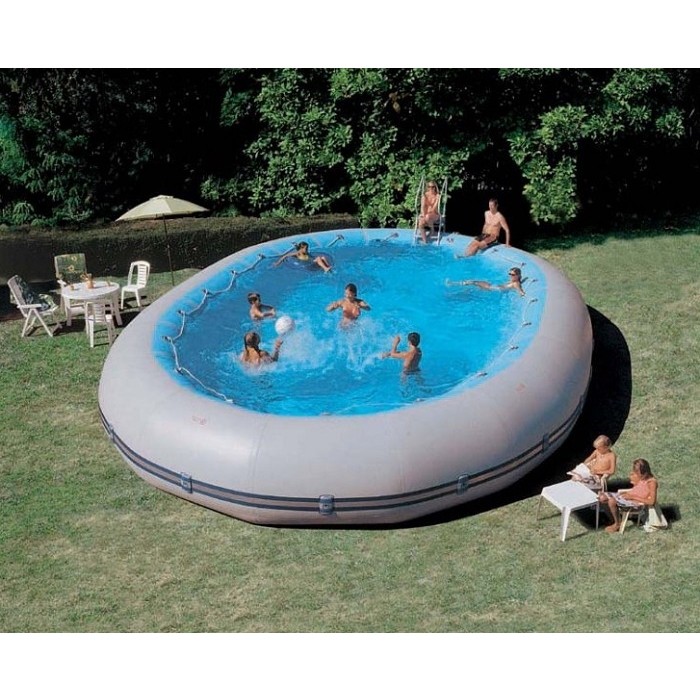 piscine gonflable ovale