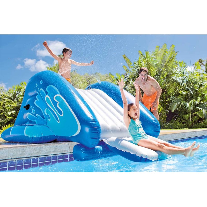 piscine toboggan gonflable