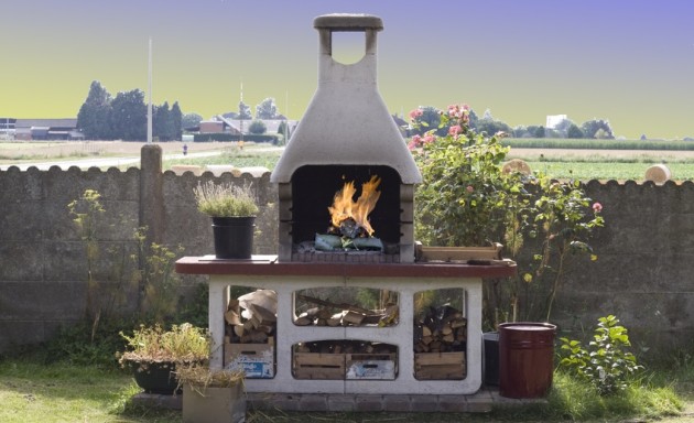 plan d'un barbecue exterieur