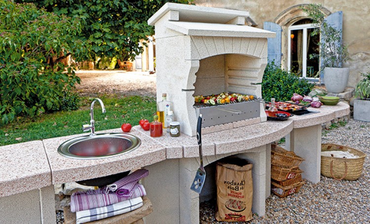plan d'un barbecue exterieur