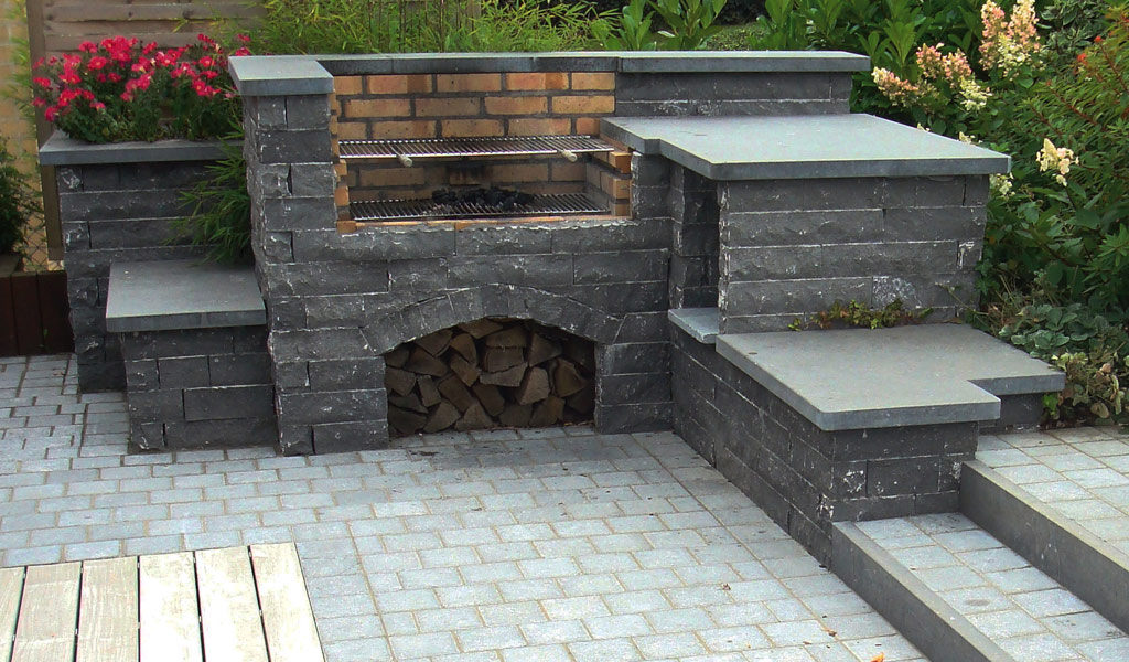 plan d'un barbecue exterieur