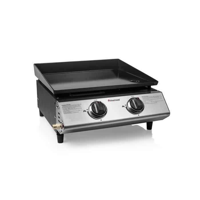 plancha a gaz 2 feux