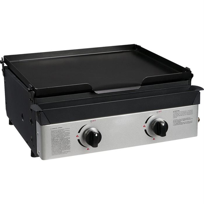 plancha a gaz 2 feux