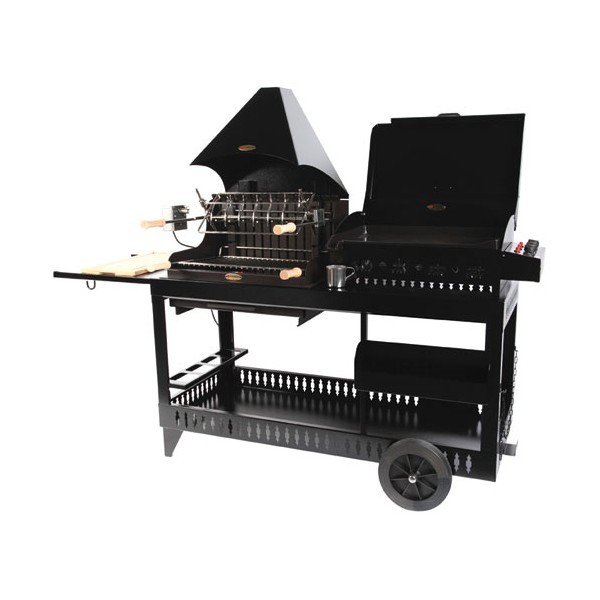plancha barbecue charbon de bois