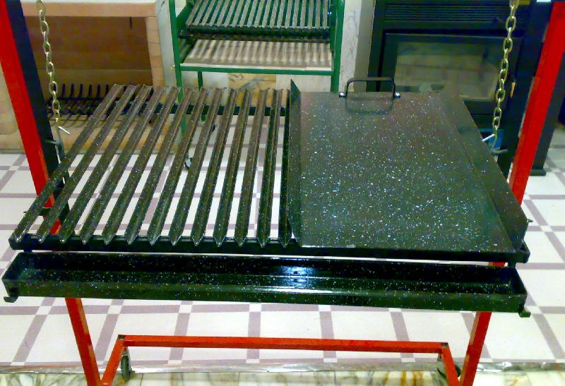 plancha bois charbon