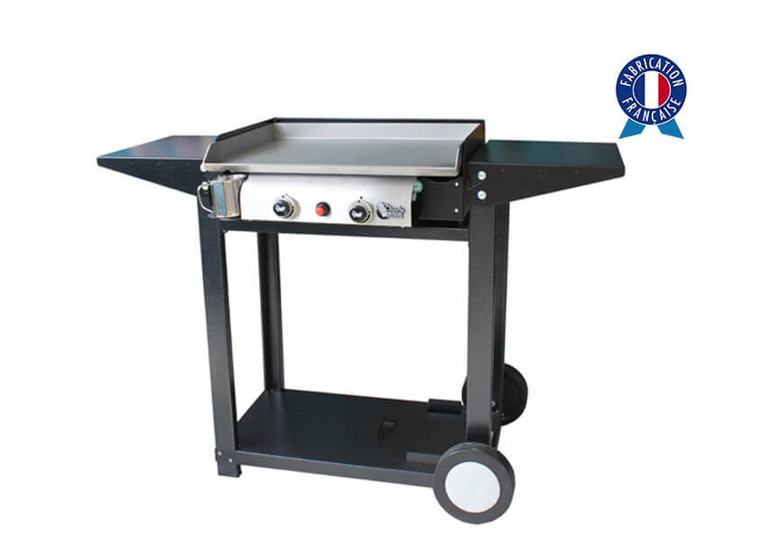 plancha gaz avec chariot