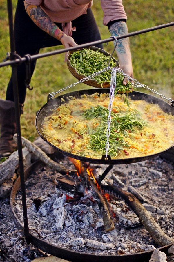 plancha pour feu de bois