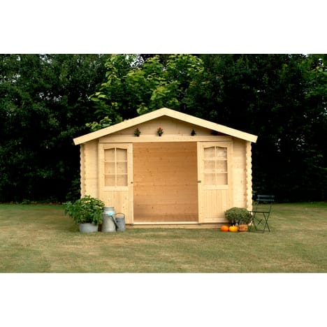 porte abri de jardin coulissante