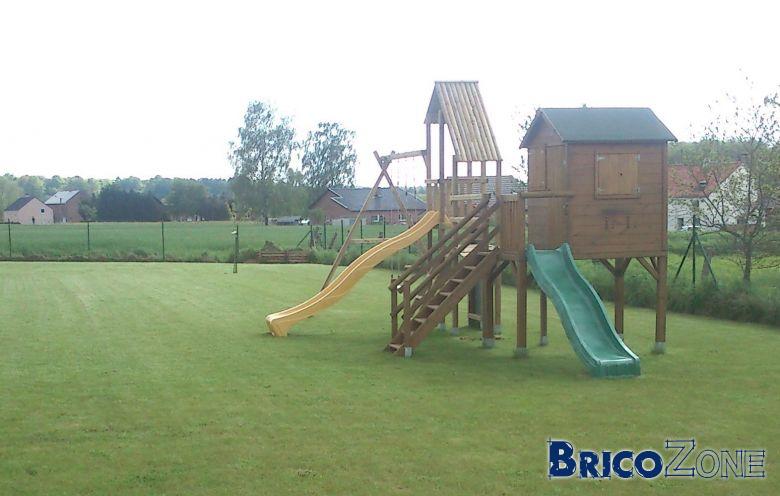 portique belgique en bois