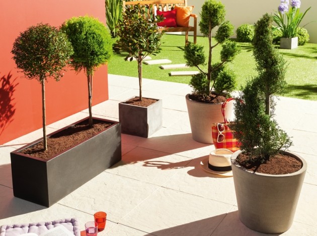 pot de fleur terrasse