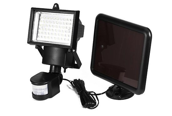 projecteur solaire a detection de mouvement
