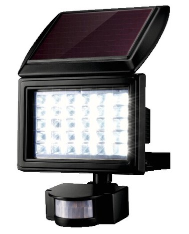 projecteur solaire a detection de mouvement