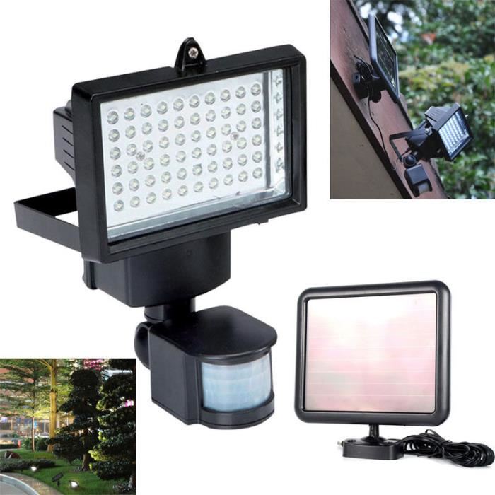 projecteur solaire led detecteur mouvement