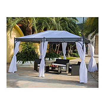 rideau tonnelle blanc