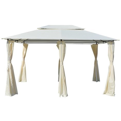 rideau tonnelle blanc