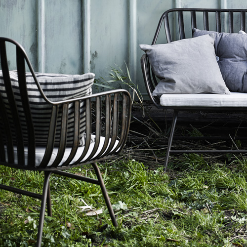 salon de jardin bas metal