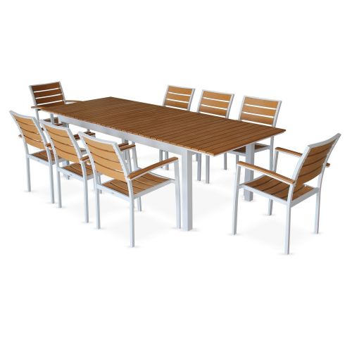 salon de jardin bois composite
