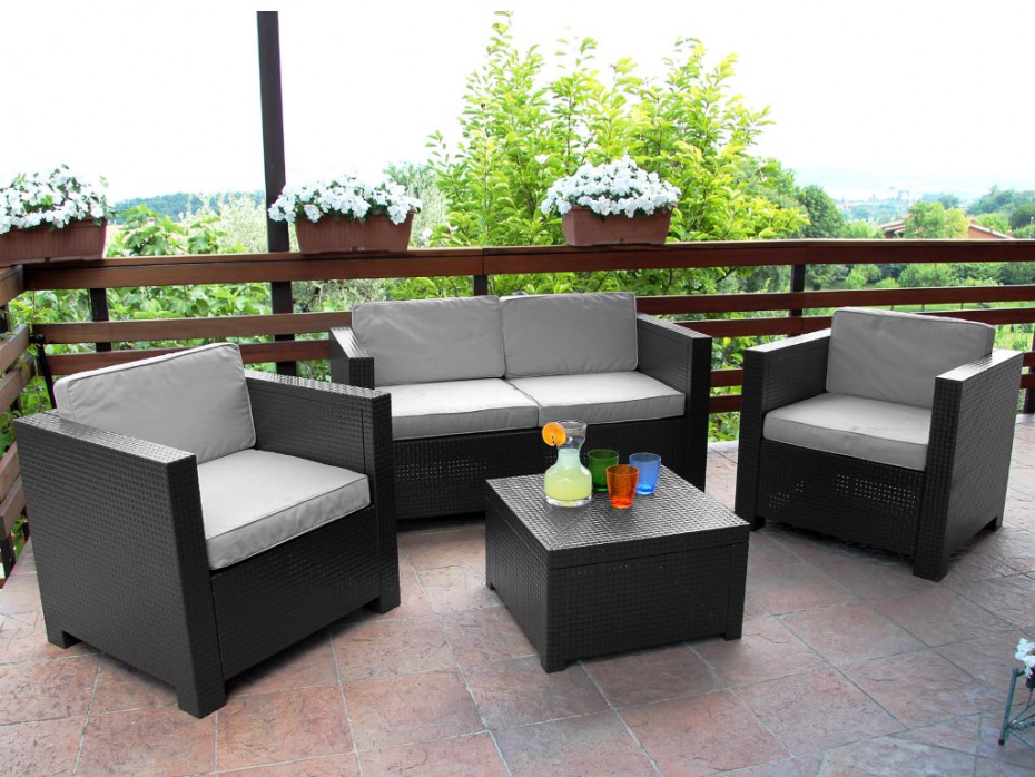 salon de jardin canape fauteuil