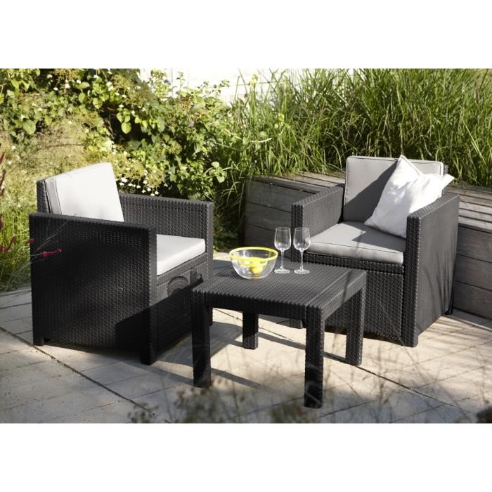salon de jardin en osier