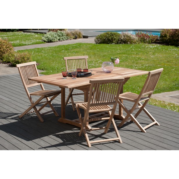 salon de jardin en teck java